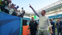 Oregon head coach Dan Lanning walks off the field as the Oregon Ducks take on the Texas Tech Red Raiders in the Orange Bowl on Jan. 1, 2026, at Hard Rock Stadium in Miami, Florida.