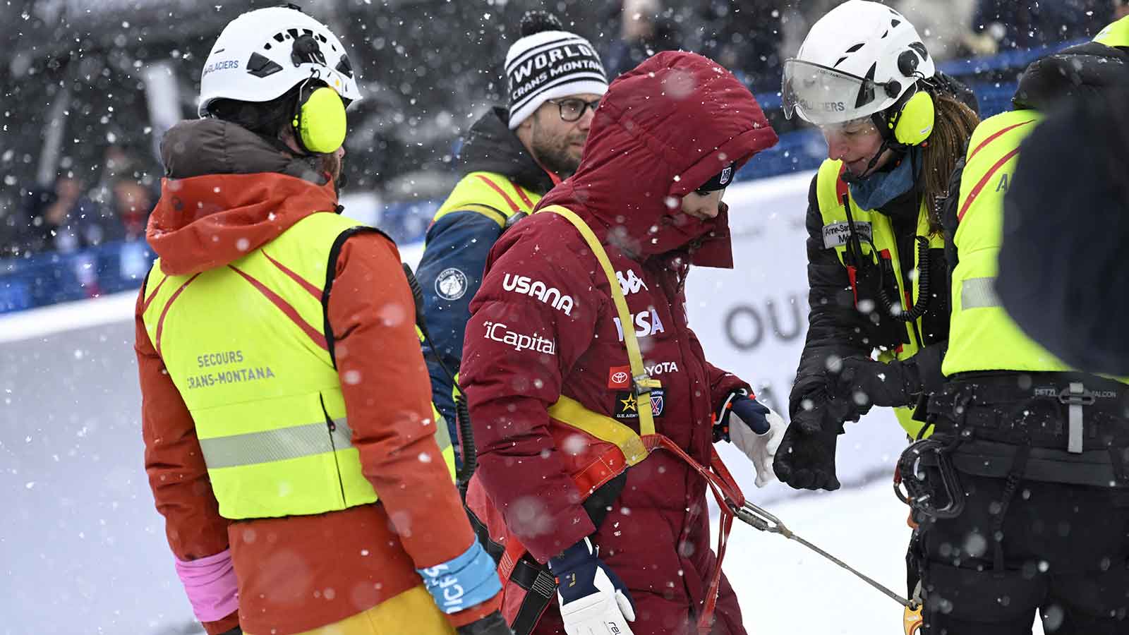 Lindsey Vonn says Milan dream ‘not over’ after Switzerland crash