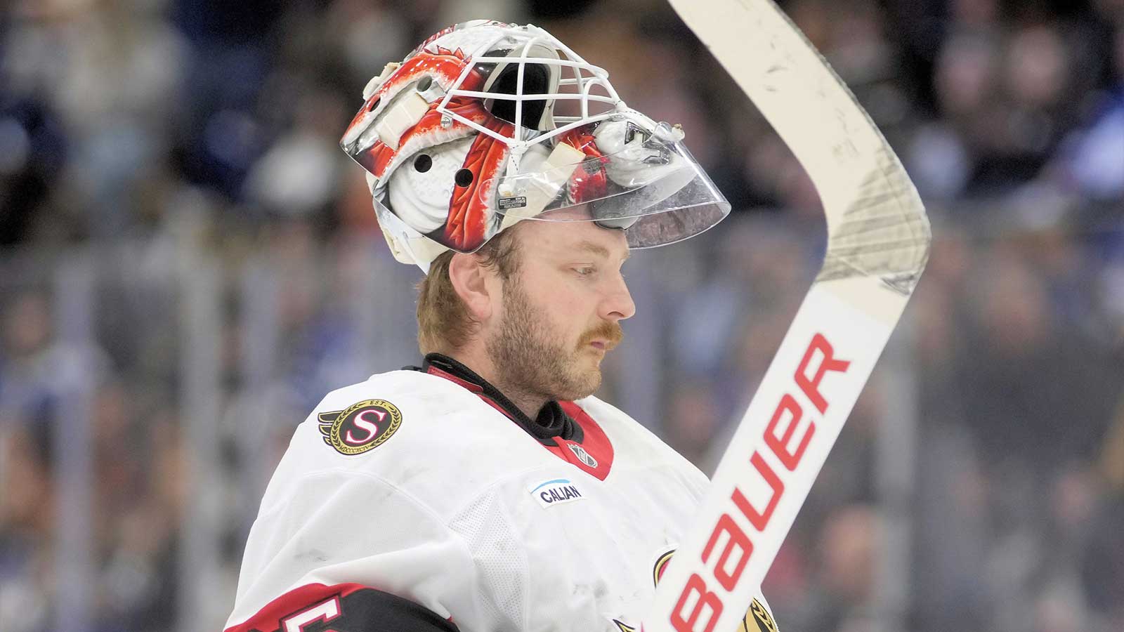 Senators’ Linus Ullmark returns to practice amid leave of absence