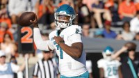 Coastal Carolina Chanticleers quarterback MJ Morris (7) throws the ball against the Virginia Cavaliers during the first quarter at Scott Stadium.