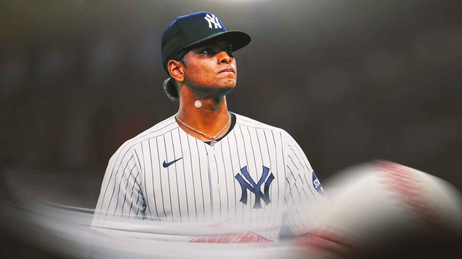 Edward Cabrera in Yankees jersey