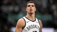 Brooklyn Nets forward Michael Porter Jr. (17) looks on during the second quarter against the Dallas Mavericks at the American Airlines Center.