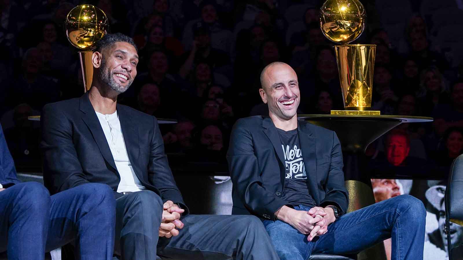 Spurs icon Manu Ginobili reminds everyone he’s the OG bald Spur