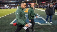 Green Bay Packers head coach Matt Lafleur walks off the field after their wild card playoff game Saturday, January 10, 2026 at Soldier Field in Chicago, Illinois. The Chicago Bears beat the Green Bay Packers 31-27.