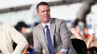 CBS sports broadcaster Matt Ryan before the game between the Kansas City Chiefs against the Denver Broncos at Empower Field at Mile High.