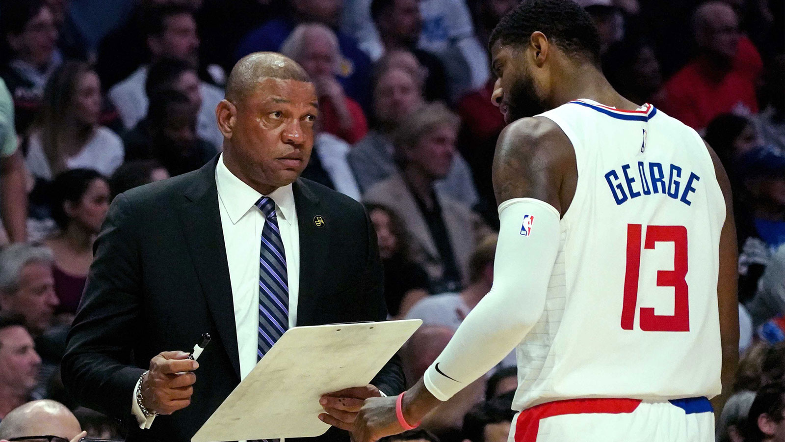 76ers’ Paul George dunks all over Doc Rivers after historic scoring explosion