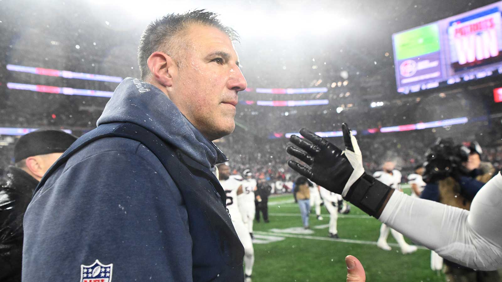 Patriots’ Mike Vrabel is sharing all the credit after reaching AFC Championship Game