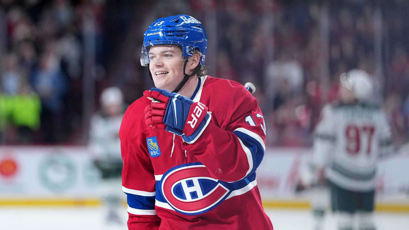 Canadiens throws jab at Bill Guerin, Team USA with Cole Caufield highlight post