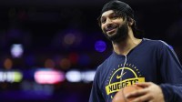 Denver Nuggets guard Jamal Murray before a game against the Philadelphia 76ers at Xfinity Mobile Arena