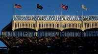 General view of the right field upper deck in Yankee Stadium before game two of the Wildcard round of the 2025 MLB playoffs between the New York Yankees and Boston Red Sox.
