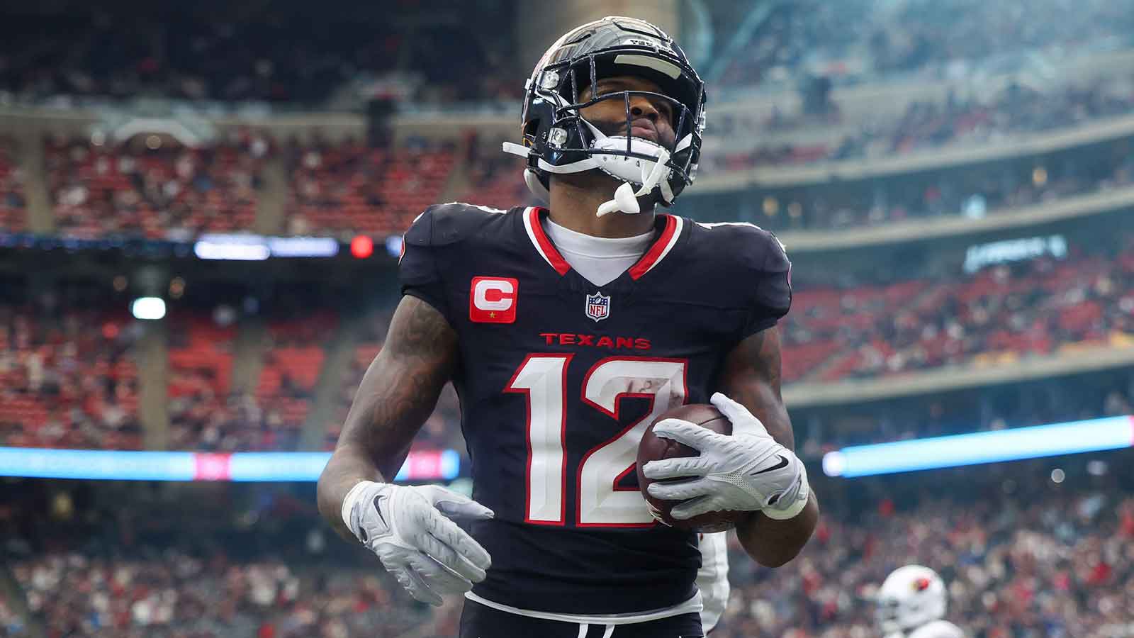 Texans WR Nico Collins officially out for Patriots playoff clash