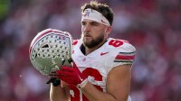 Ohio State Buckeyes tight end Max Klare (86) during the game against the Wisconsin Badgers at Camp Randall Stadium