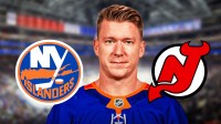 Ondrej Palat with the New York Islanders after a trade from the New Jersey Devils.