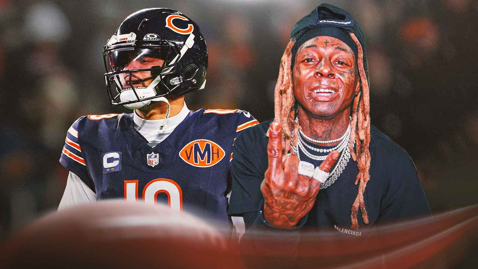 Lil Wayne livid after Green Bay blows playoff game vs. Caleb Williams and his ‘purple nails’