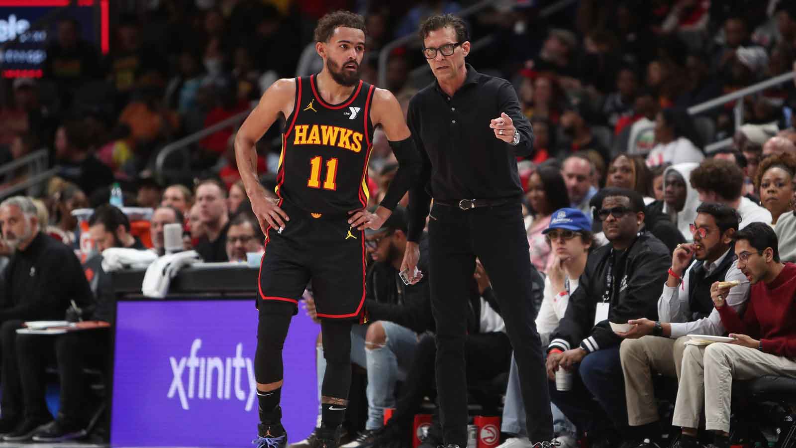 Hawks’ Quin Snyder sounds off on Trae Young’s involvement with team while out injured