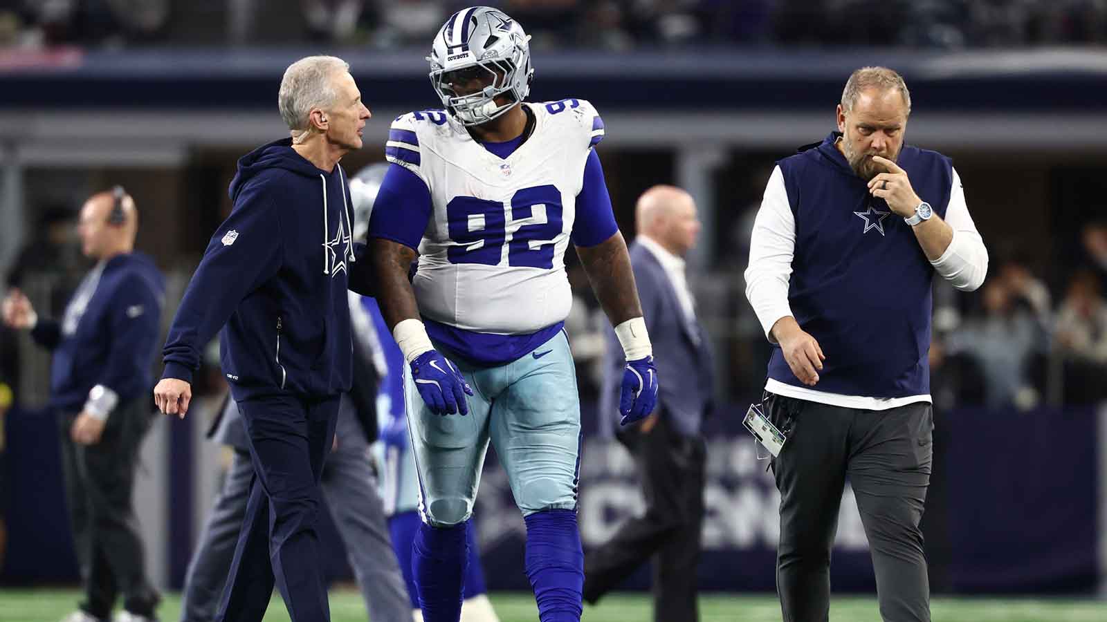 Cowboys’ Quinnen Williams places defensive struggles on players’ shoulders