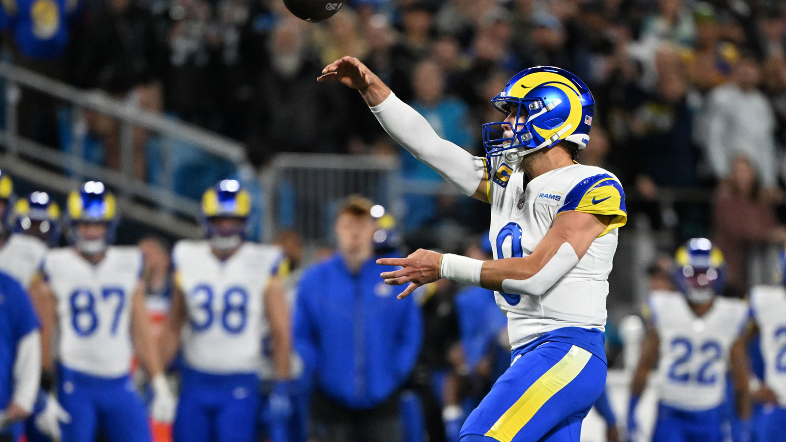 Rams’ Matthew Stafford makes unpleasant confession about getting finger ‘bent back’ vs. Panthers