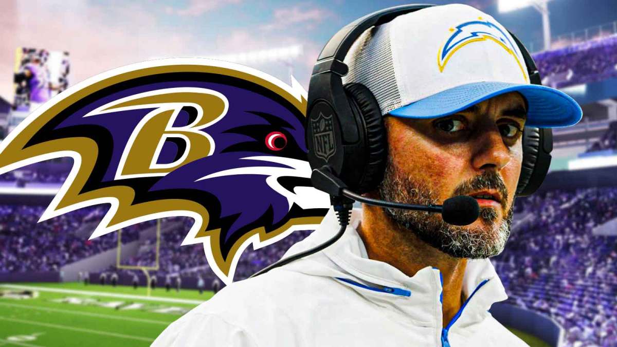 Ravens, new head coach Jesse Minter, M&T Bank Stadium in back