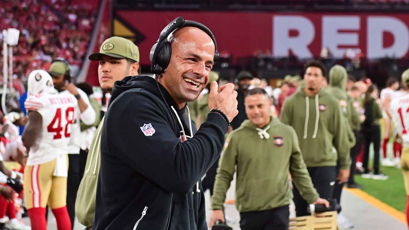 49ers DC Robert Saleh pleads fifth on loaded Saquon Barkley question