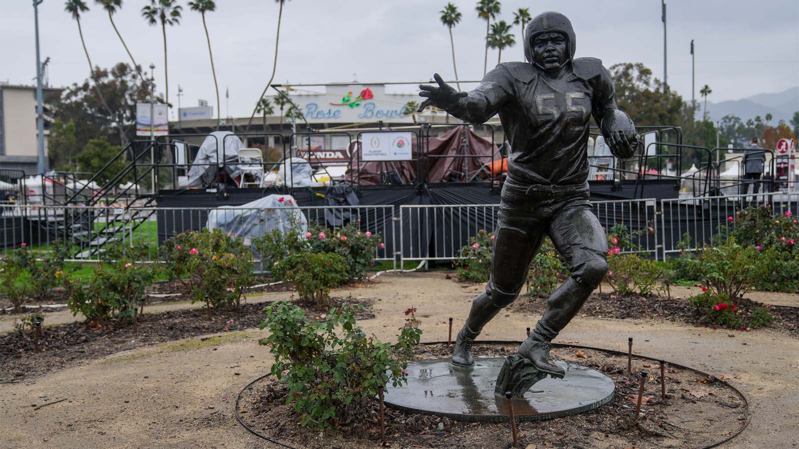 Rose Bowl pregame festivites drastically changed due to torrential rain