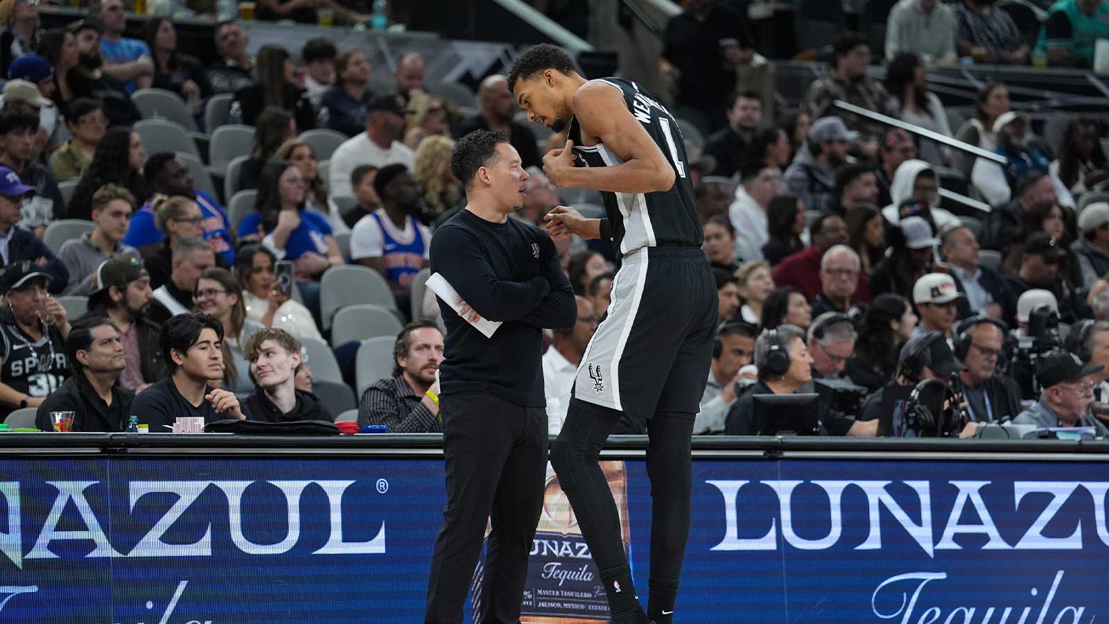 Spurs’ Mitch Johnson teases possible Victor Wembanyama status for Lakers game