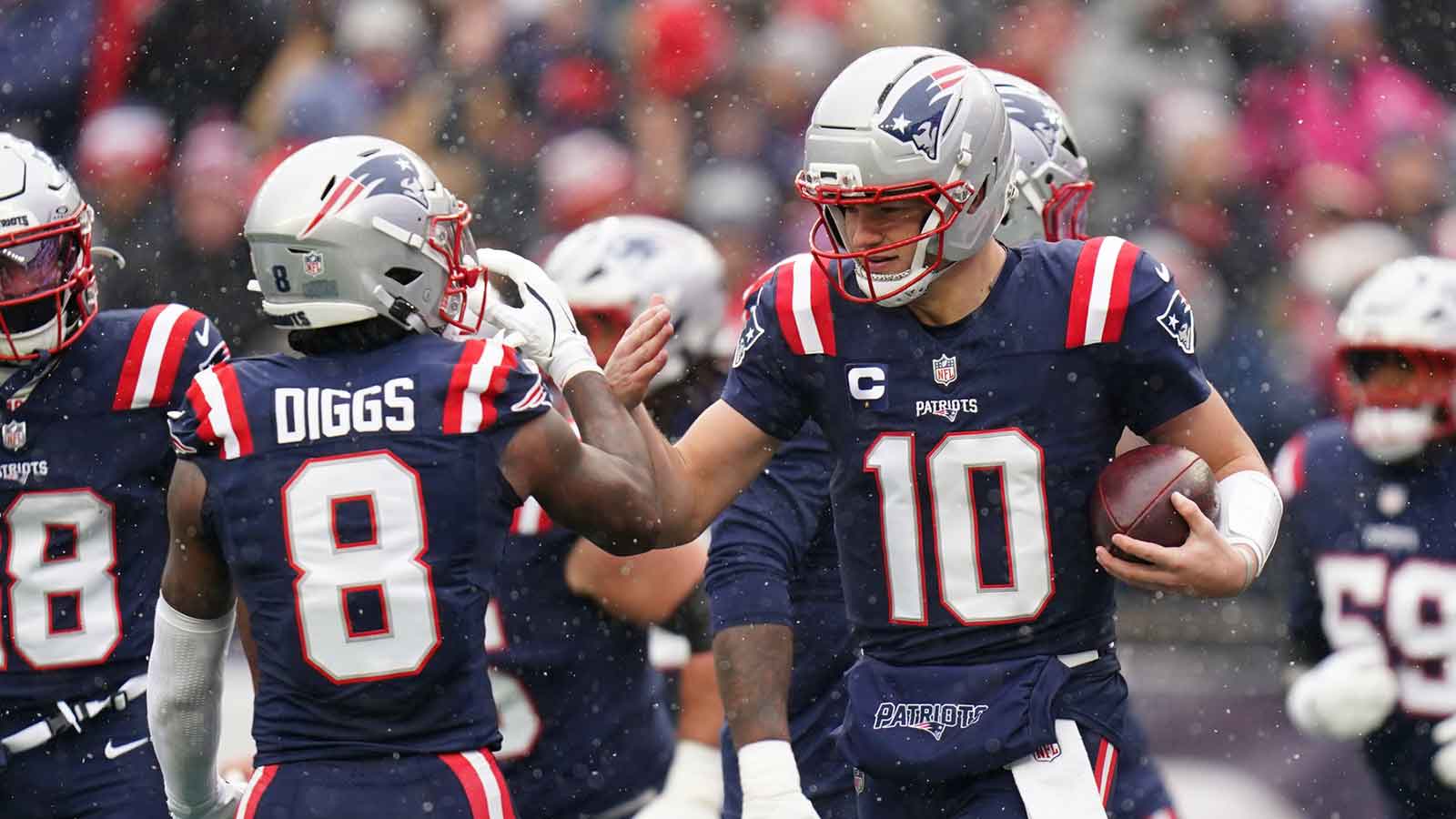 Patriots’ Stefon Diggs issues ‘scary’ Drake Maye warning to Broncos