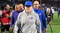 Buffalo Bills head coach Sean McDermott after the game against the Baltimore Ravens at Highmark Stadium.