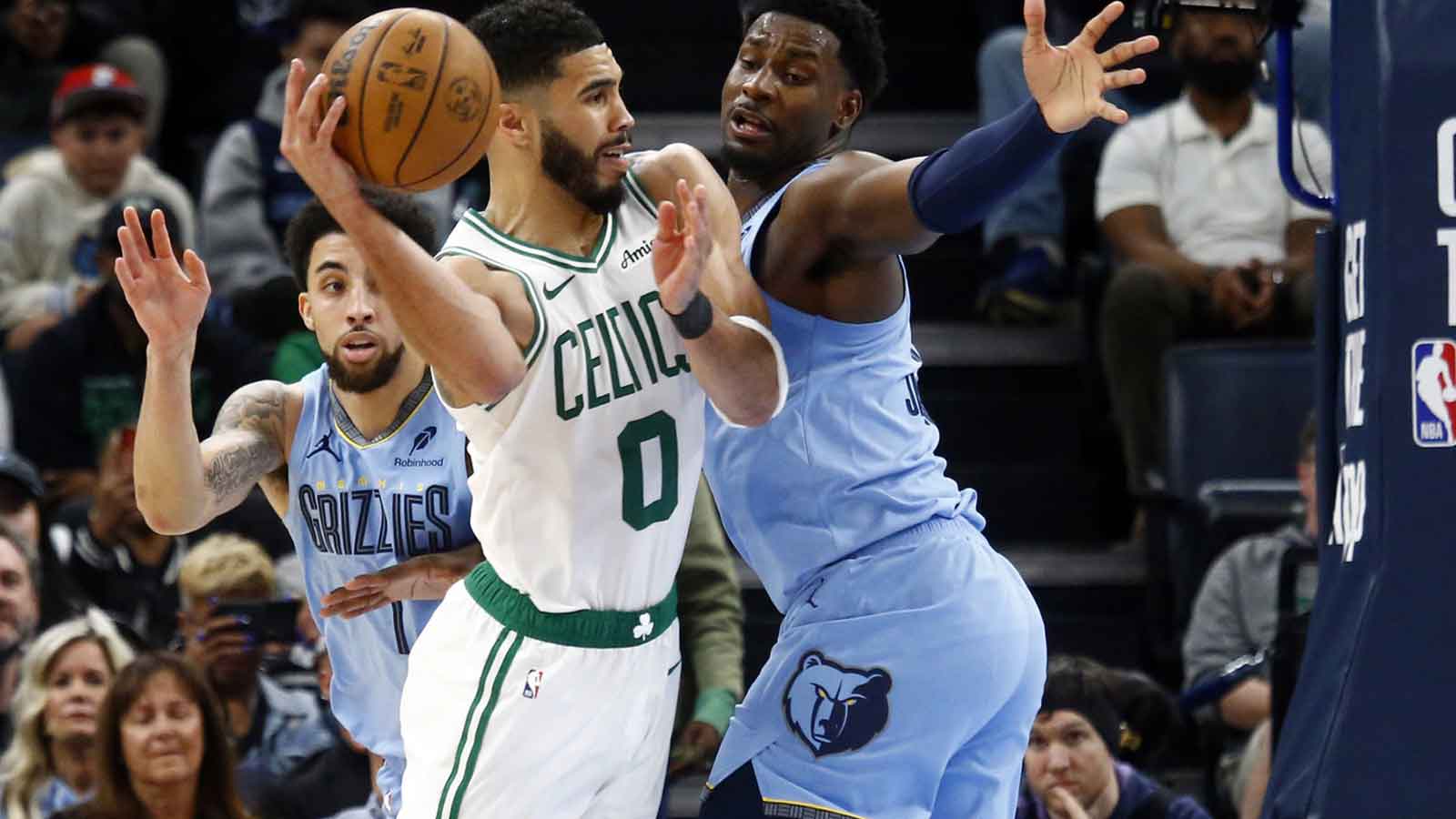 Jayson Tatum hits Grizzlies with wild stray while discussing Celtics career
