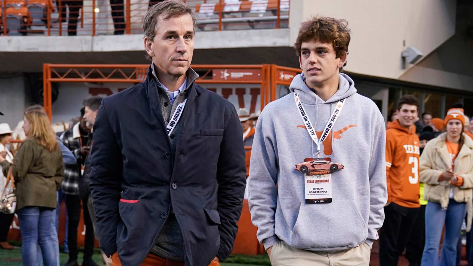 Arch Manning’s dad Cooper claims Dan Orlovsky’s No. 1 pick for Texas QB talk is ‘fluff, hot air’