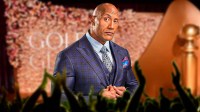 Dwayne 'The Rock' Johnson; Golden Globes 2026 background
