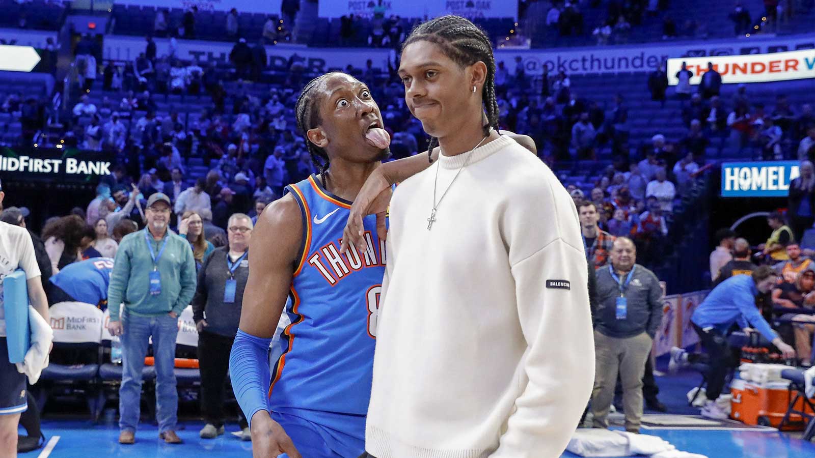 Thunder’s Jalen Williams rips ‘useless stat’ in defense of brother