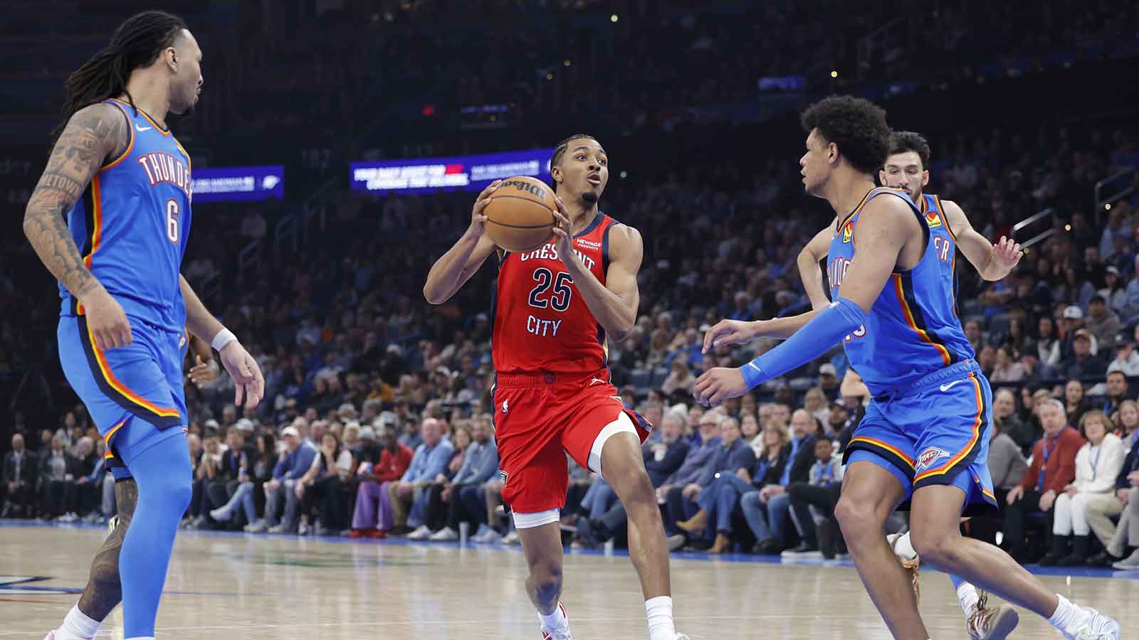 Thunder veteran ties career-high with standout defensive performance vs. Pelicans