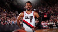 Trae Young photoshopped in Blazers jersey (include jersey number)