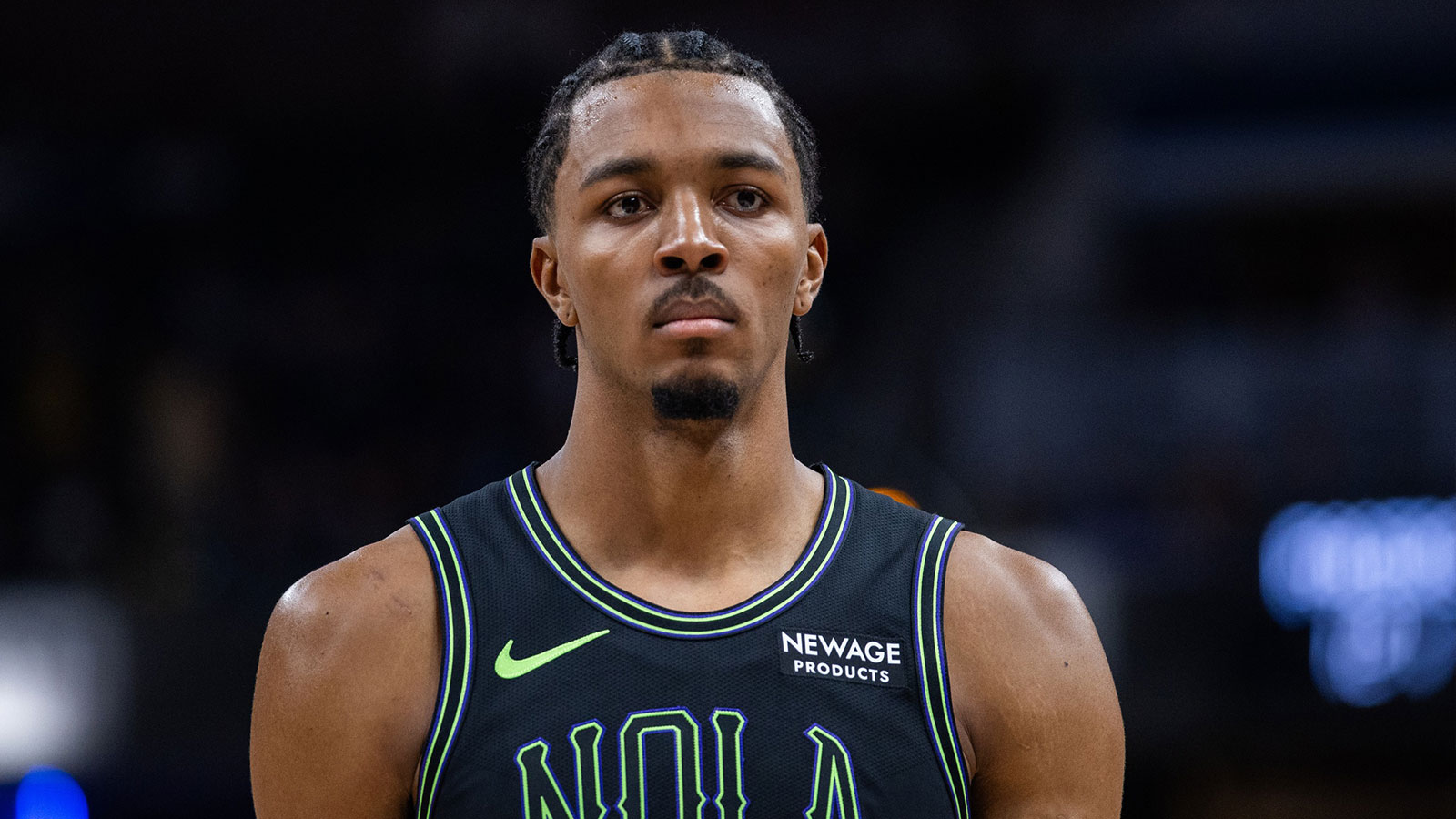 New Orleans Pelicans forward Trey Murphy III (25) in the second half against the Indiana Pacers at Gainbridge Fieldhouse.