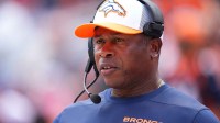 Denver Broncos defensive coordinator Vance Joseph during the first quarter against the Arizona Cardinals at Empower Field at Mile High.