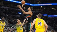 Spurs beat the Lakers 107-91 as Jeremy Sochan and Victor Wembanyama connect for a fourth-quarter highlight in a tense West matchup.
