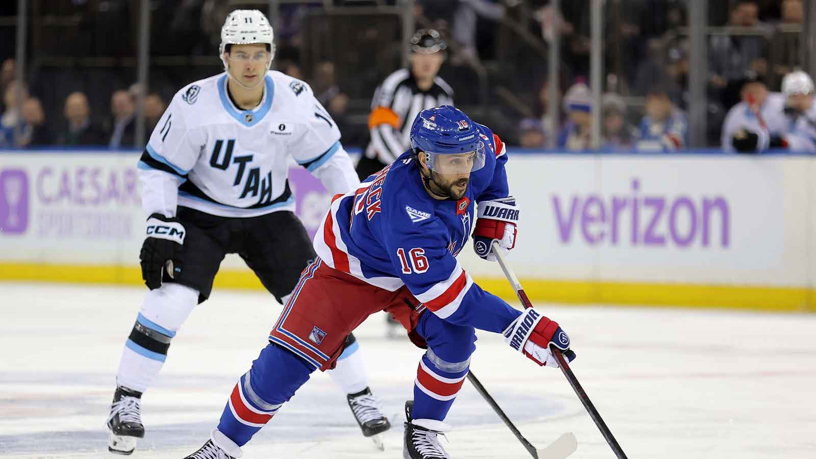 Rangers’ Vincent Trocheck offers short response on impact of Bruins blowout loss
