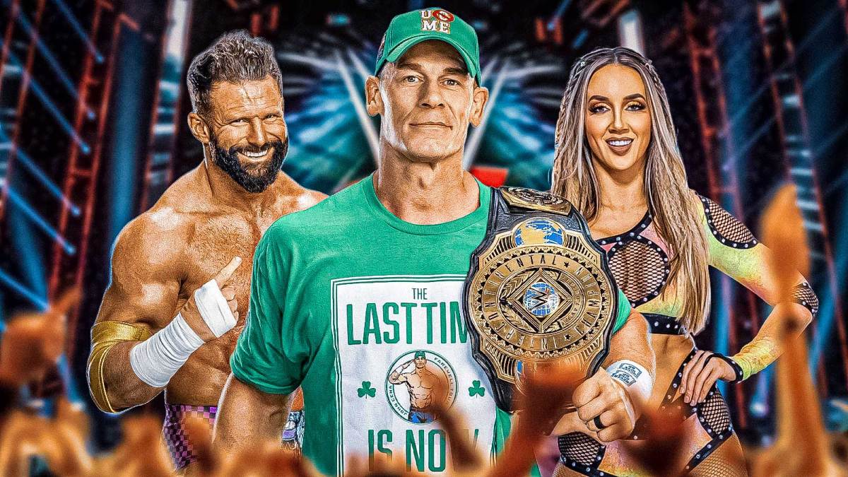 WWE stars and legends Matt Cardona/Zack Ryder, who recently made his return to the company, John Cena, and Chelsea Green.