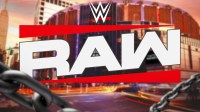 WWE Monday Night RAW logo in front of Madison Square Garden, where they will visit before WrestleMania 42.