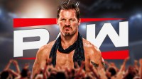 WWE Monday Night RAW logo and Chris Jericho.