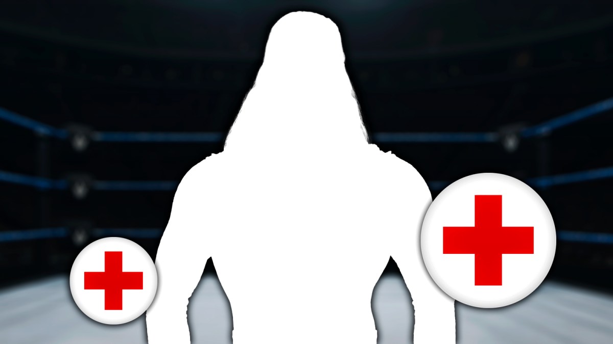 Silhouette of WWE star Elton Prince, who suffered a neck injury.