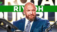 Paul Triple H Levesque with 2026 WWE Royal Rumble logo.