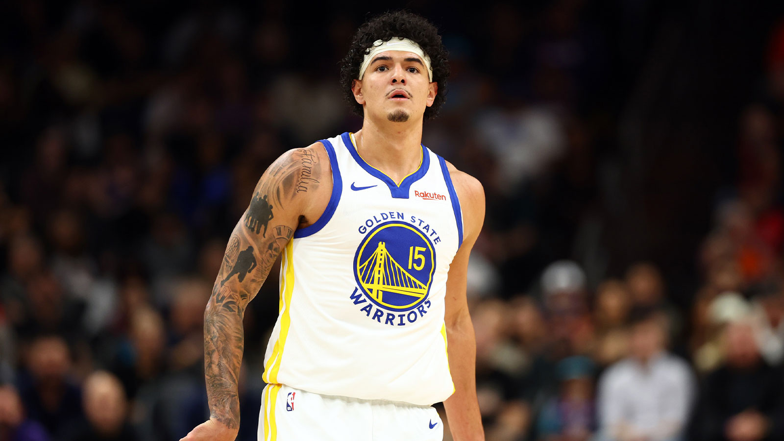 Warriors lose Gui Santos to ankle injury during Knicks game