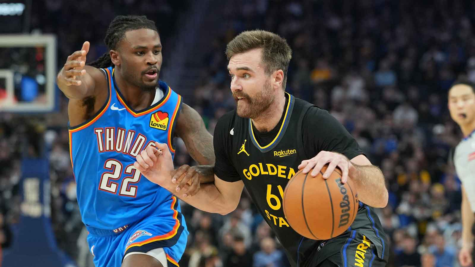 Warriors’ Pat Spencer has words for entire Thunder bench