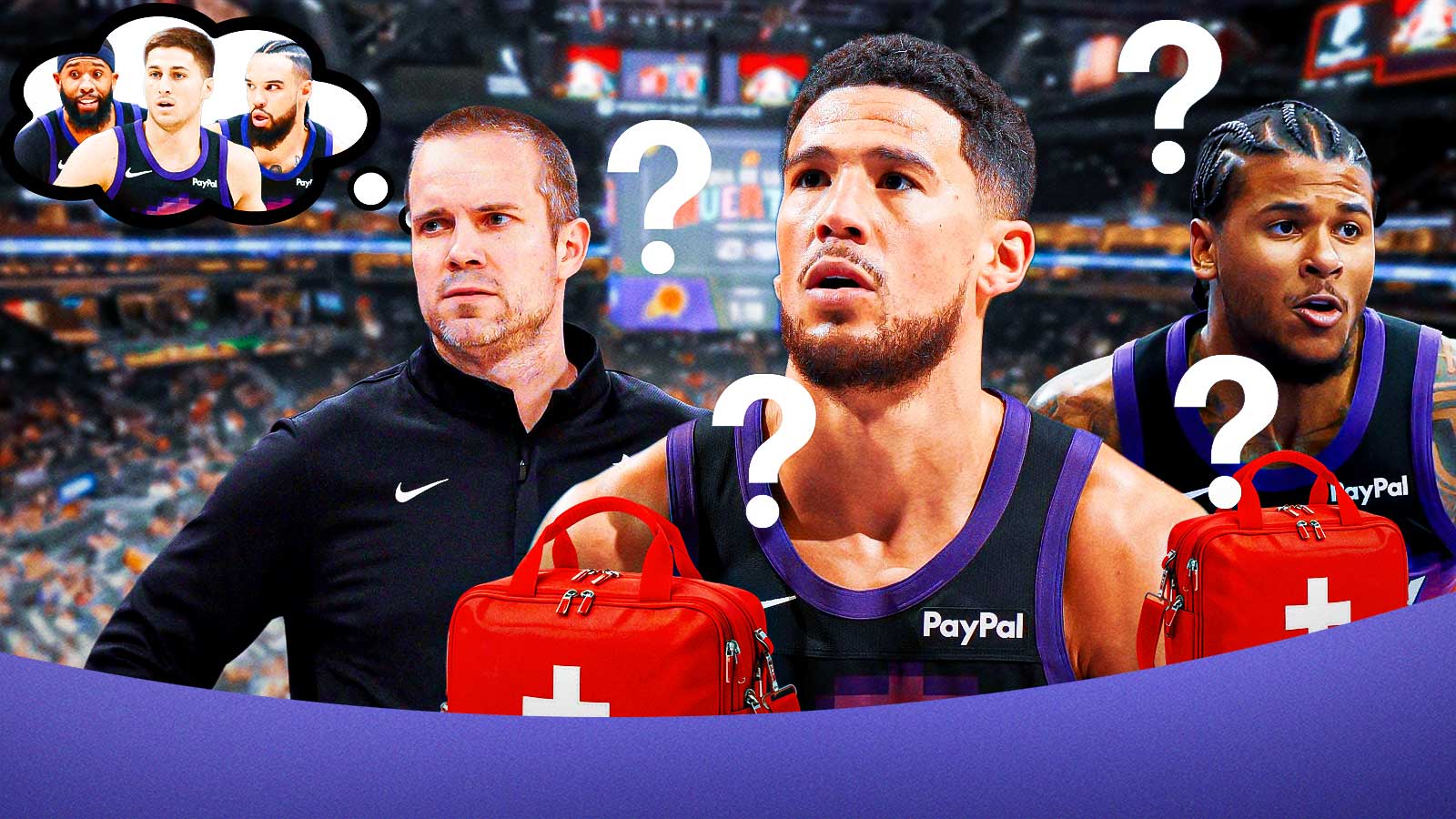 Where do the Suns go with Devin Booker, Jalen Green injuries?