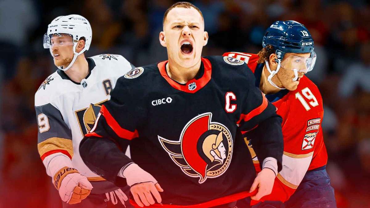 Jack Eichel, Brady Tkachuk and Matthew Tkachuk