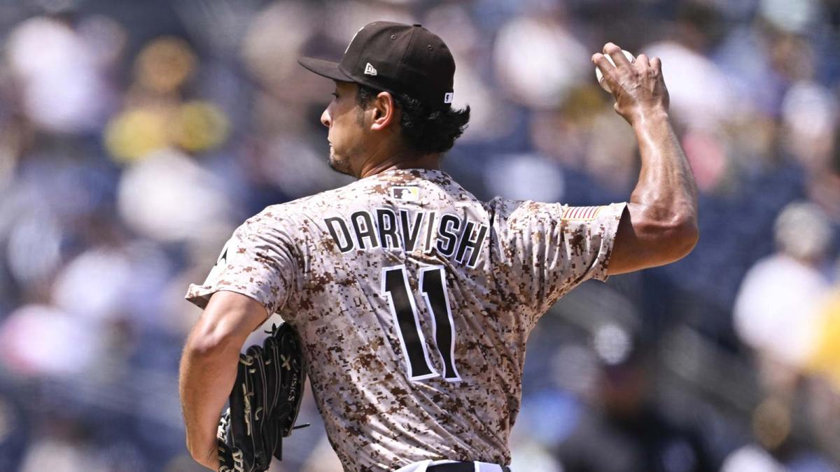 San Diego Padres starting pitcher Yu Darvish (11) delivers during the first inning against the Colorado Rockies at Petco Park.