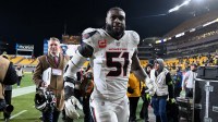 Houston Texans defensive end Will Anderson Jr. (51) leaves the field following an AFC Wild Card Round win against the Pittsburgh Steelers at Acrisure Stadium