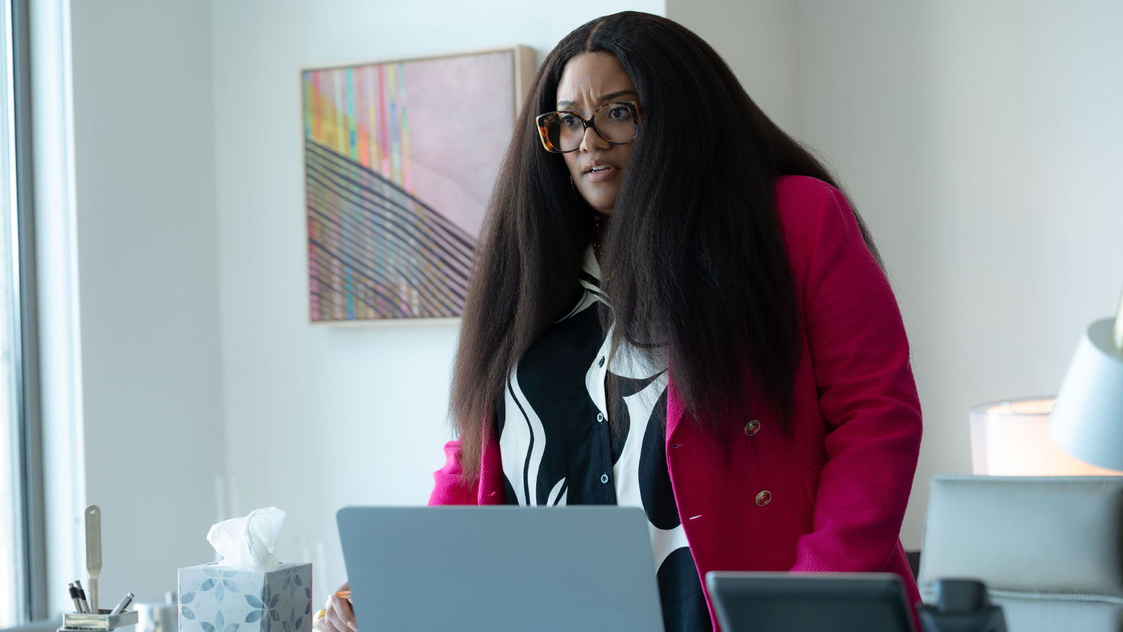 X Mayo as Janelle Jackson in Wonder Man.