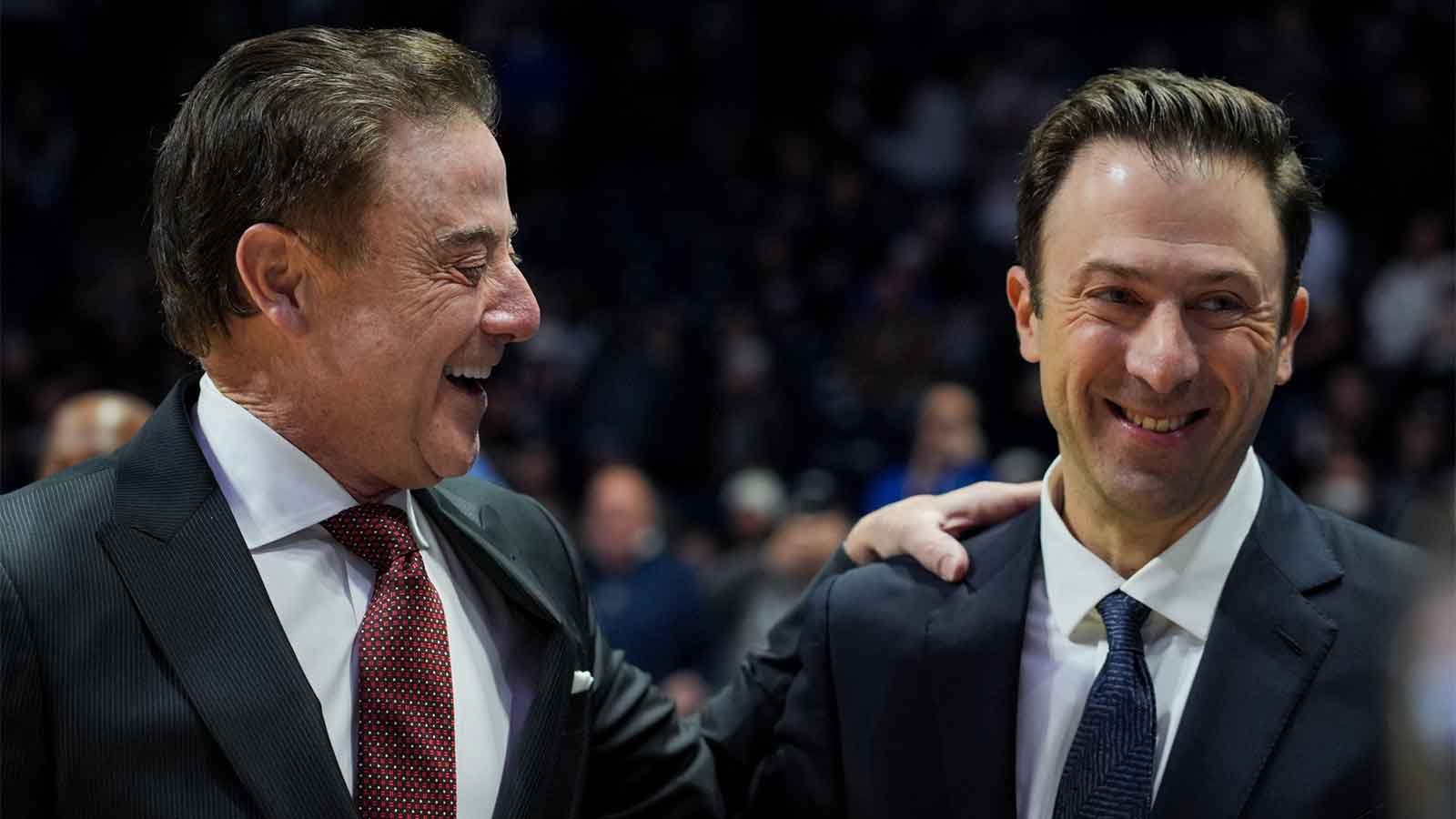 Richard Pitino’s heartfelt reaction to Rick Pitino getting 900th win against him